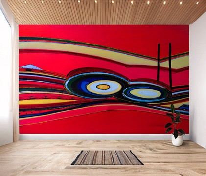 African Wall Decorations Sticker Minimalist Themed