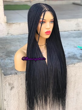 Knotless braids on 4*4 closure