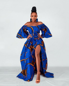 Toni Off shoulder Maxi Dress