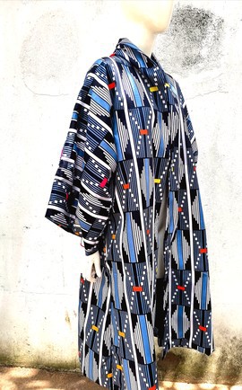 Afro Kimono coat by Ricoton
