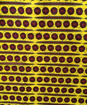 6 YARDS FABRIC WAX ANKARA FABRIC PATTERN: