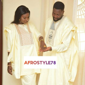 Traditional couples outfit