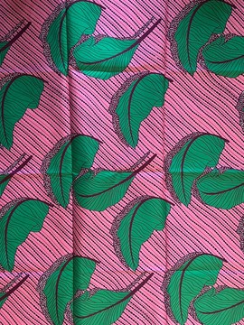 Smooth cotton African wax fabric