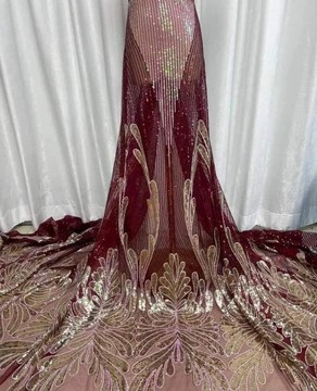 Échantillon de tissu en dentelle, 5 yards