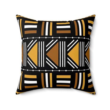 (2 Sets) - Mudcloth Pillow Cover Abstract Print | African Modern Decor (MORE SIZES AVAILABLE)