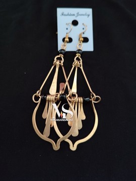 Brass earrings , brass and bone earrings , Wholesale brass earrings