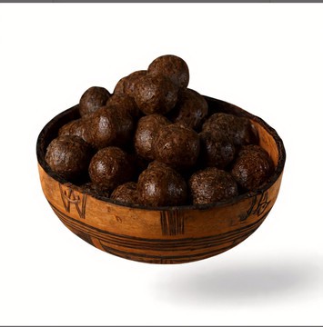 Natural Black Soap Packaged Ivory Coast × 5