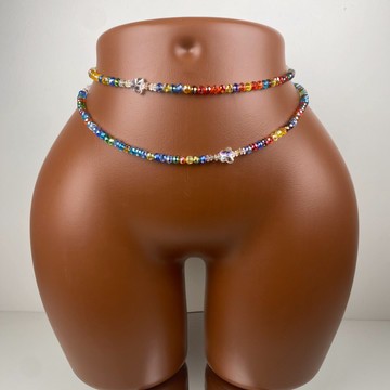 Bayas , perle de taille, bine bine , binbin , bijoux de ventre , perle de hanches, bijoux fait main