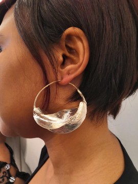 Silver Fulani earrings M