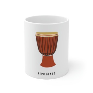 Afrobeats Funny Mug | Afro Music Humor Coffee Cup | African Pop Culture Ceramic Mug