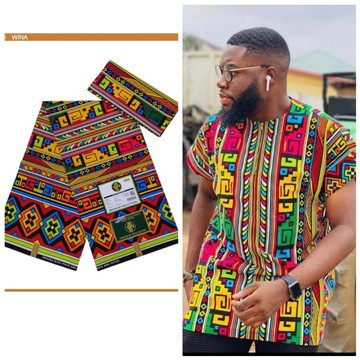African Fabric..6 yards size..cotton