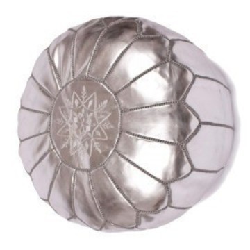 Poufs en cuir véritable confortable finition haute gamme
