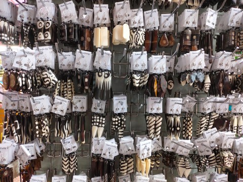 Wholesale 40 pairs Short bone earrings,  assorted design of tiny cow horn earrings
