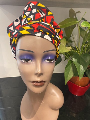 Afro turban beanie