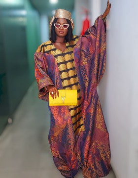 African Woman Royal Kaftan Dress For Weddings/Special occasions/Plus Size
