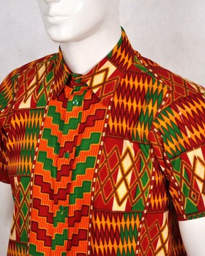 Chemise à imprimé africain Legend