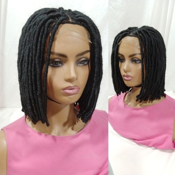 12 inches handwrapped Bob locs,free shipping