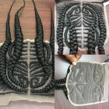 14inches wig cornrows