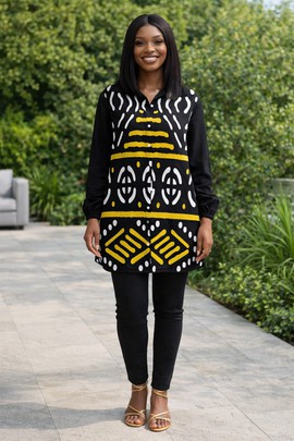 The Queen’s Mudcloth Shirt – Soft Energy. Strong Identity.