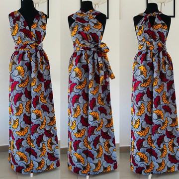 Infinity dress in wax - multi dress - wax dress - summer dress - bridesmaid dress