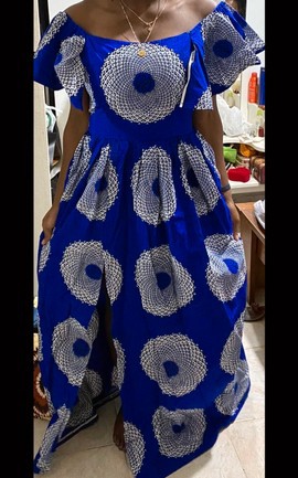 Ankara maxi, African prints, free dresses.