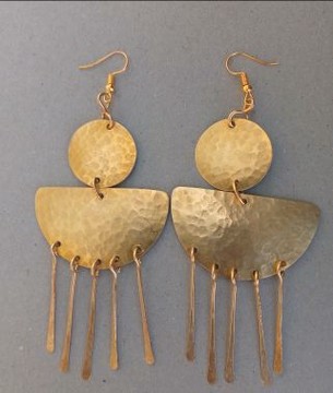 Boucles d'oreilles africaines/ bijoux pour femmes/ boucles d'oreilles faites à la main