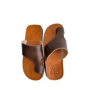 Sandale en Vrai Cuir Fait Main - Confort Naturel et Élégance Artisanale