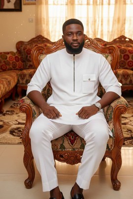African Wedding Suit | Senator Suit | Dashiki Shirt | Men’s Kaftan