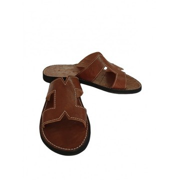 Men's sandal in genuine leather