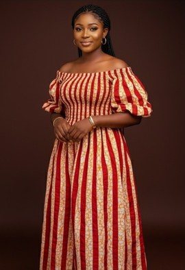 Vibrant Cotton Maxi Dress
