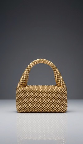 Sac doré africain fait main