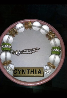 Customize bracelet with your name.
