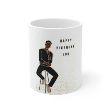 Happy birthday Son from mother's mug / gift/ happy birthday