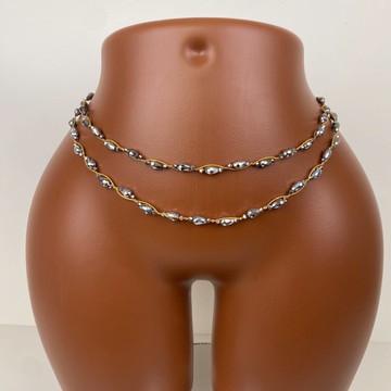 Bayas , perle de taille, bine bine , binbin , bijoux de ventre , perle de hanches, b