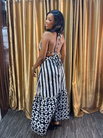 Robe portefeuille Ankara, tenue de plage Ankara, imprimé estival, robe Ankara