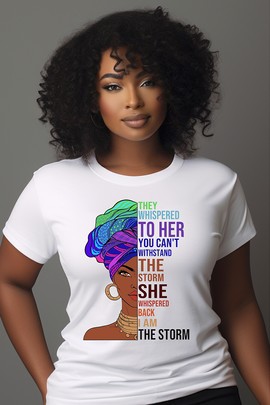 T-shirt - "Stronger than the storm"