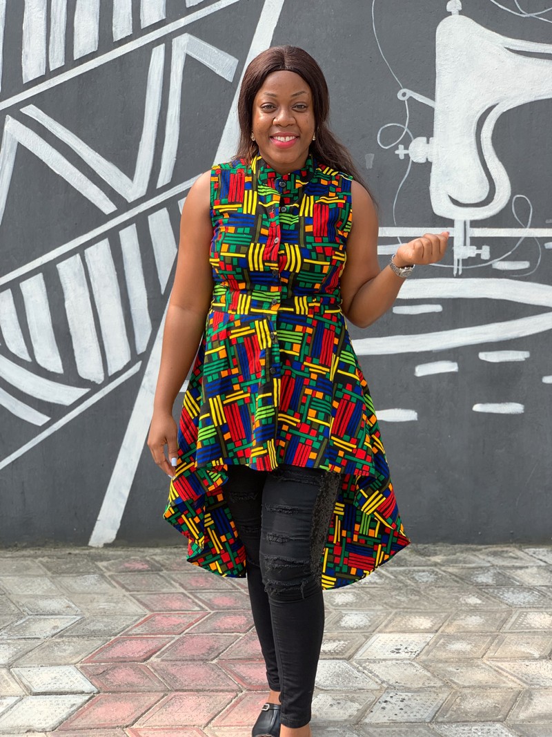 peplum shirt dress Ankara Tops Peplum Tops With Sleeves Ankara Styles Peplum Tops And Dresses  Ankara High Low Peplum