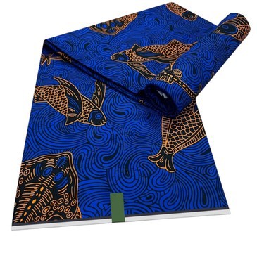 COUPON FABRIC WAX AFRICAN  PATTERN