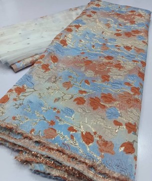 Tissu brocart de qualité, 5 yards