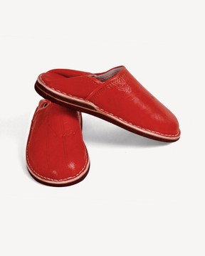 Genuine genuine leather slippers