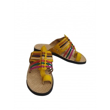 Sandale pour Femme en cuir véritable