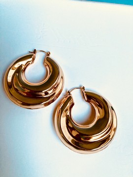 Gorgeous pair of hoop earrings