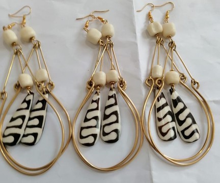 African earrings/ women jewelry/ handmade earrings