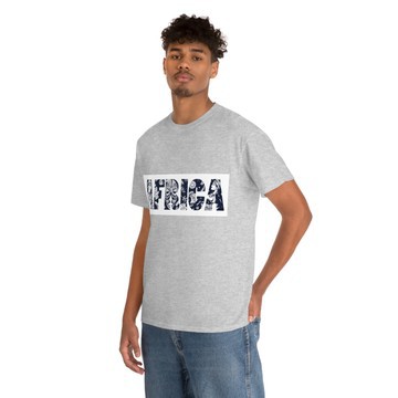 Men's I love africa causal  style T-shirt