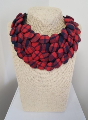 Necklace in wax "Adan's knot"