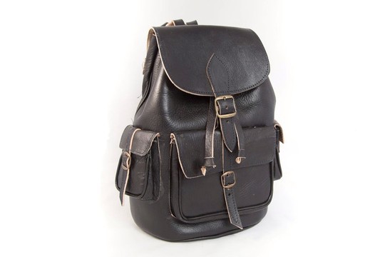 Handmade real natural leather satchel