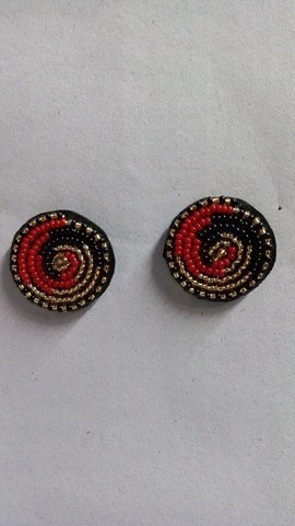 Boucles d'oreilles de perles africaines avec glands, boucles d'oreilles à franges, boucles d'oreilles élégantes, boucles d'oreilles colorées, boucles d'oreilles Boho