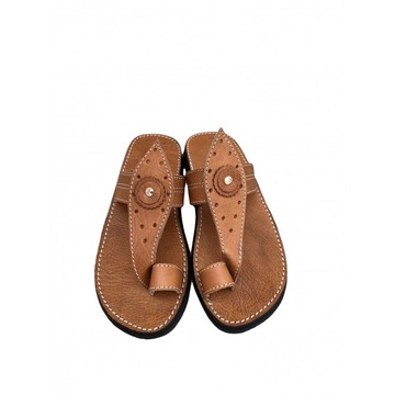 Men's sandal in genuine leather