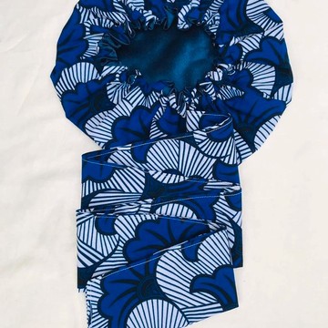 Headwrap / scarf with band / turban "wedding flowers"