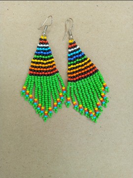 Boucles d'oreilles africaines / boucles d'oreilles maasaï / bijoux femmes / boucles d'oreilles faites à la main